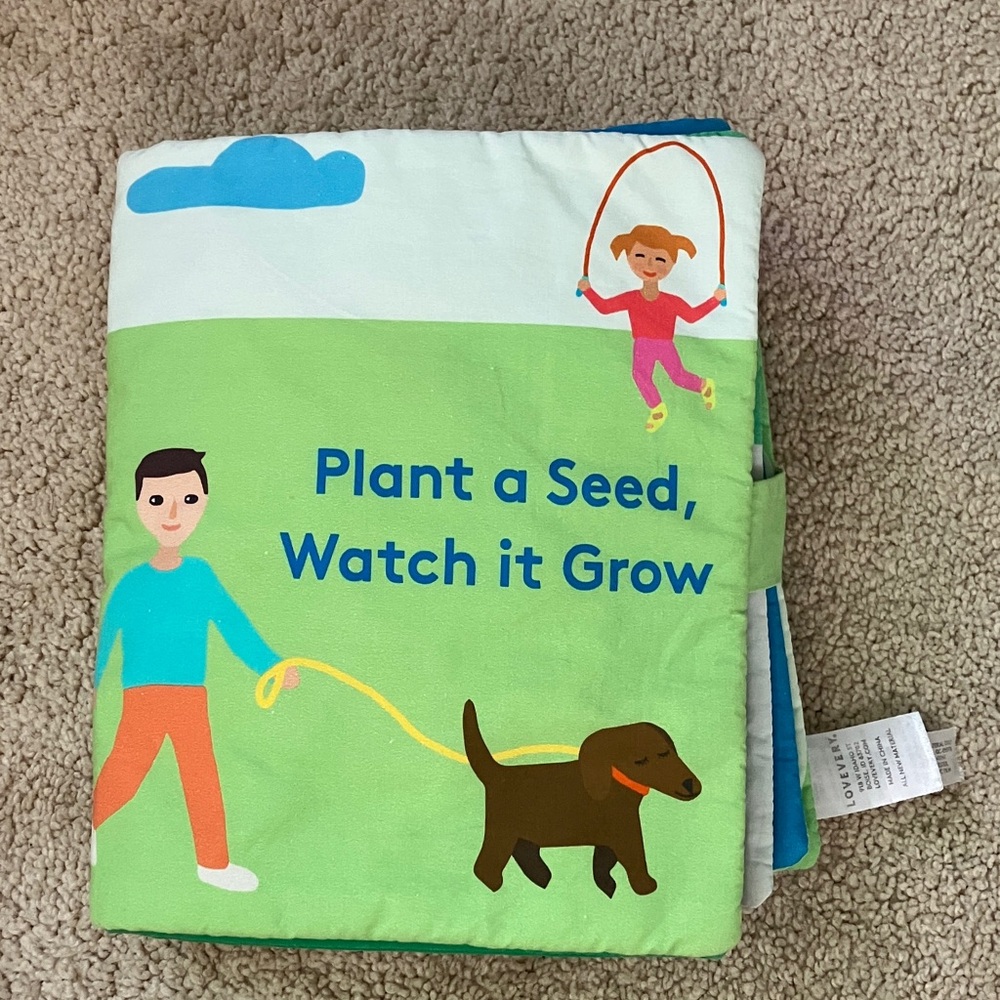 Lovevery Plant a Seed, Watch it Grow Soft Book